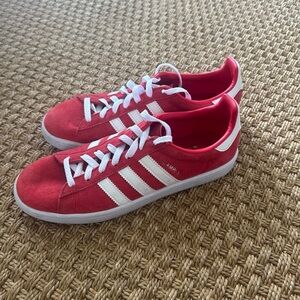 Adidas Campus 80s Collegiate Red White Mens Size 8 / Womens 9